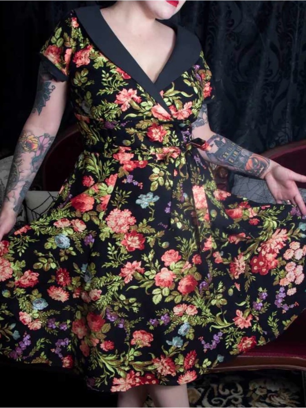 Heart of Haute Darla Dress Regency Floral